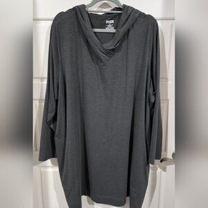Duluth Trading Co 3X Dark Gray Wool Blend Tunic Or Dress